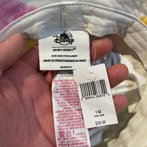 NWT Disney Parks Bucket Hat Tie Dye Spirit Jersey One Size World NEW Mickey Cap - Picture 6 of 6